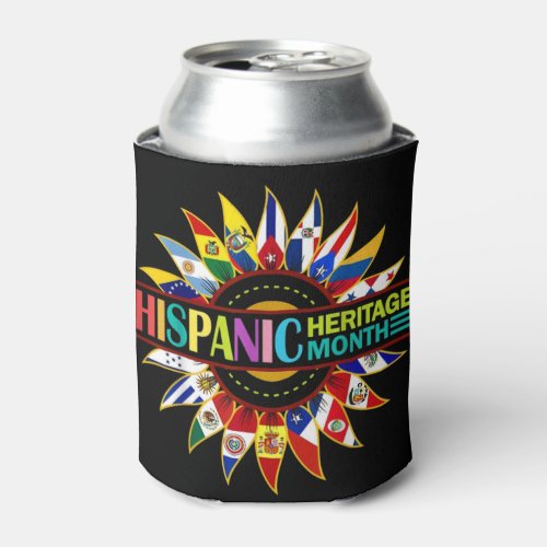 National Hispanic Heritage Month HHM Can Cooler