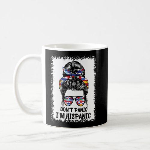National Hispanic Heritage Month Latin Flags Messy Coffee Mug