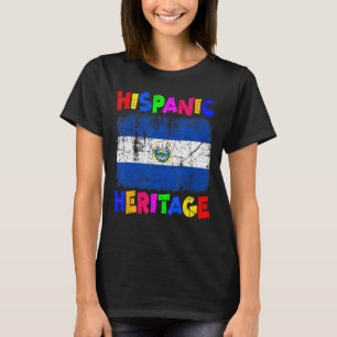 National Hispanic Heritage Month Latino El Salvado T-Shirt