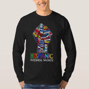 National Hispanic Heritage Month Latino Flag All C T-Shirt