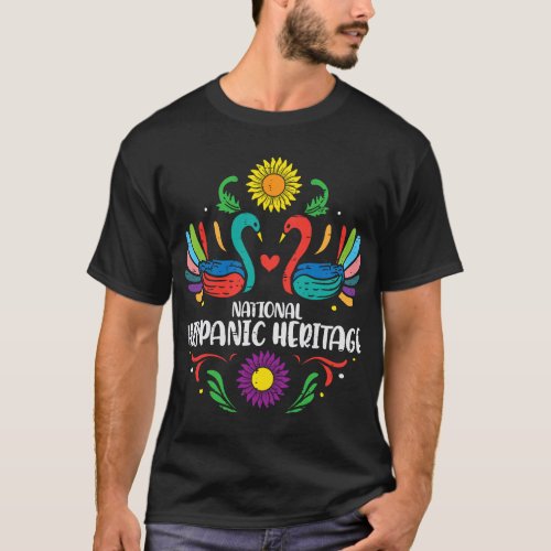 National Hispanic Heritage Month Otomi Birds Women T_Shirt