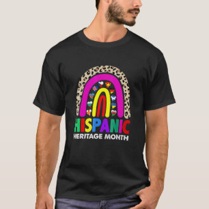National Hispanic Heritage Month Rainbow All Count T-Shirt