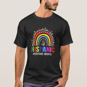 National Hispanic Heritage Month Rainbow All Count T-Shirt