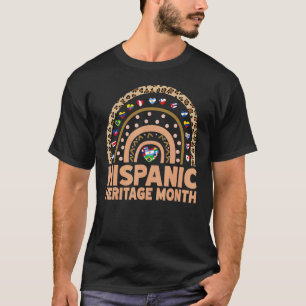 National Hispanic Heritage Month Rainbow All Count T-Shirt