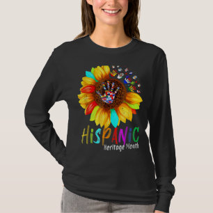 National Hispanic Heritage Month Sunflower All Cou T-Shirt