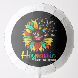National Hispanic Heritage Month Sunflower Balloon