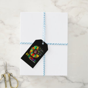National Hispanic Heritage Month Sunflower Gift Tags
