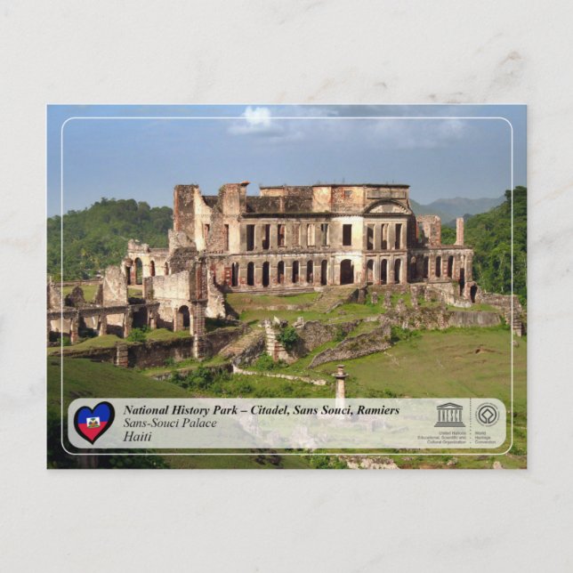 National History Park-Citadel, Sans Souci, Ramiers Postcard (Front)