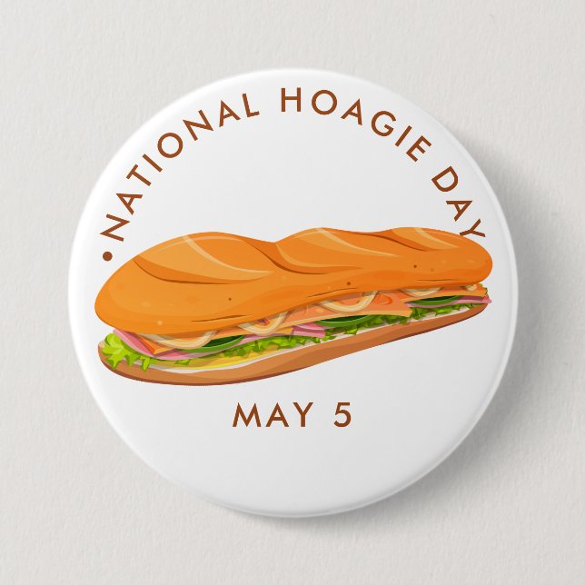 National Hoagie Day Button (Front)
