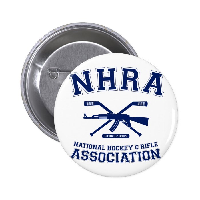 National Hockey and Rifle Association Button