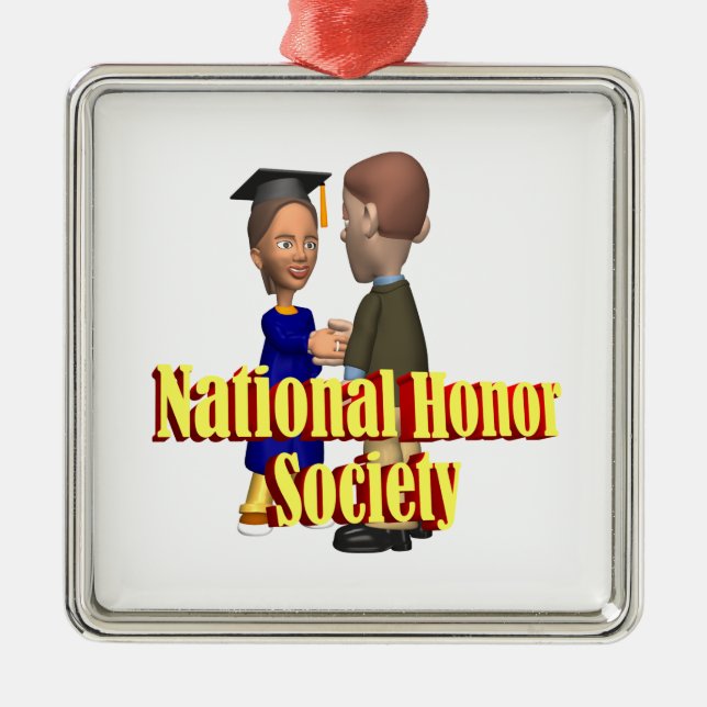 National Honor Society Metal Ornament (Front)