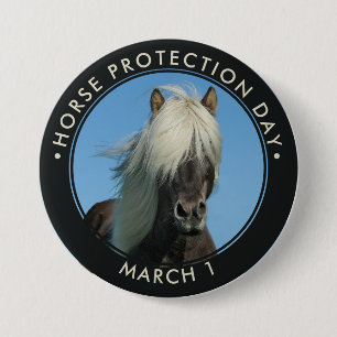 National Horse Protection Day Button