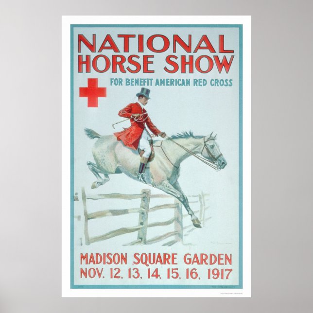 National Horse Show for the Red Cross (US00281) Poster (Front)