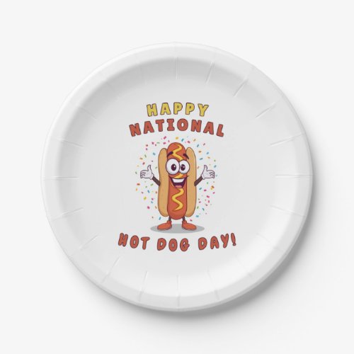 National Hot Dog Day Party Plates