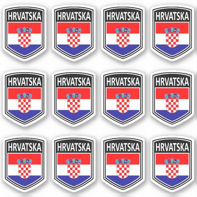 National - Hrvatska Sticker (Front)