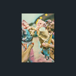 National Ice Cream Day Gift Canvas Print<br><div class="desc">This vintage ice cream artwork is suitable for ice cream lovers who love ice cream. it is also suitable for a summer outfit, beach wear, summer party, and birthday party. it can be given as a gift for a boyfriend, girlfriend, or dad on a birthday, father's day, or valentine's day....</div>