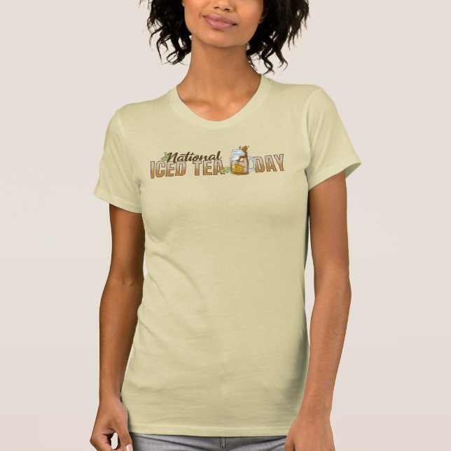 National Iced Tea Day T-Shirt (Front)