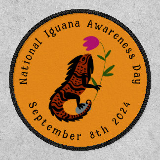 National Iguana Awareness Day Patch