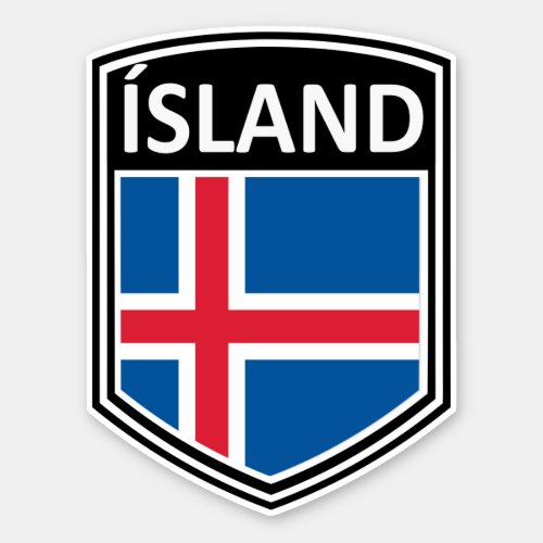 National _ Island Sticker