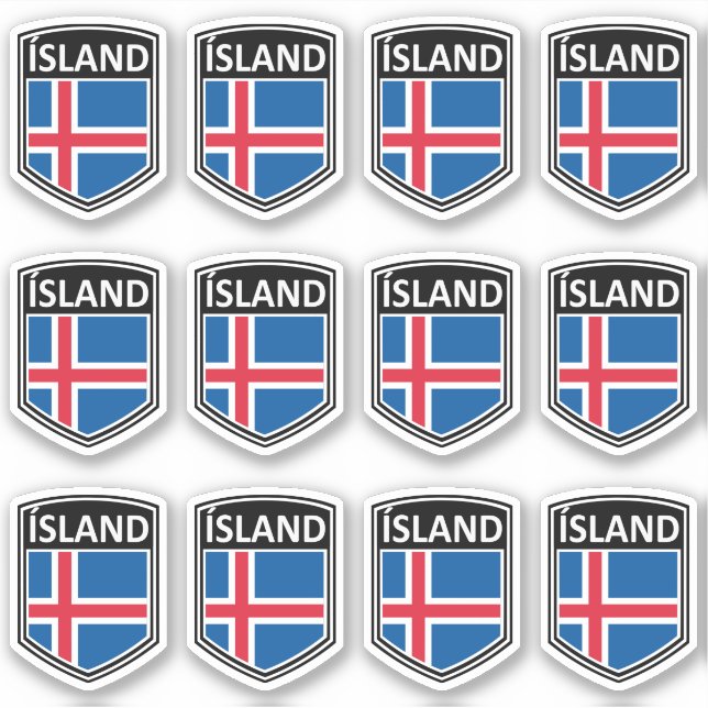 National - Island Sticker (Front)