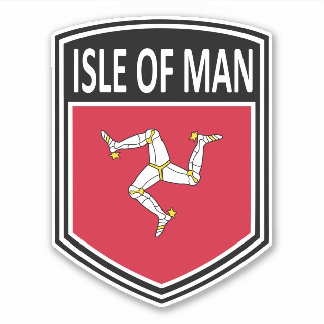 National - Isle of Man Sticker (Front)