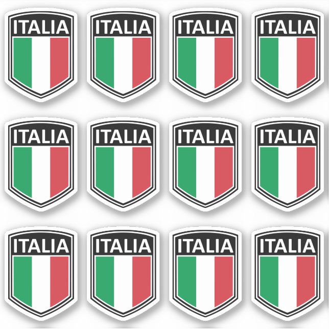 National - Italia Sticker (Front)