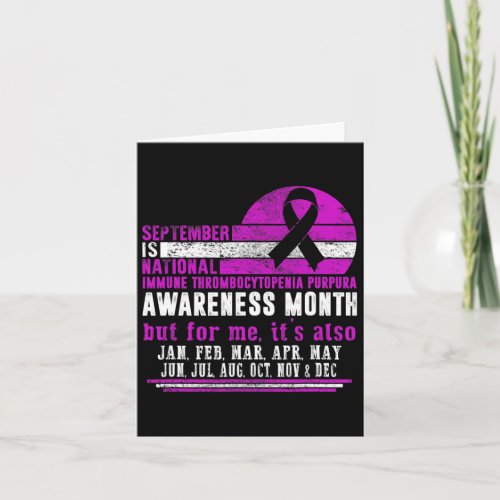 National Itp Awareness Month Auto_immune Purpura  Card