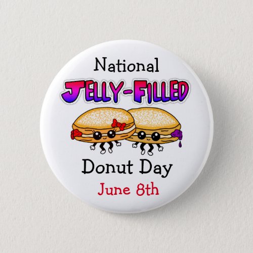 National Jelly_Filled Donut Day   Button