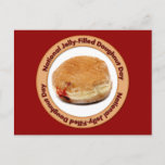 National Jelly-Filled Donut Day Postcard
