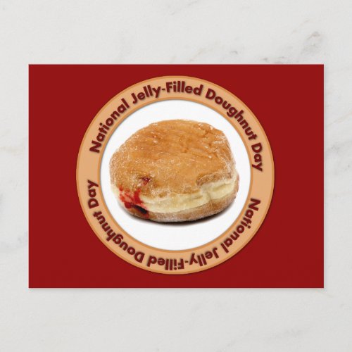 National Jelly_Filled Donut Day Postcard
