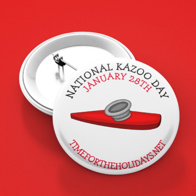 National Kazoo Day January 28tth   Button (Creator Uploaded)