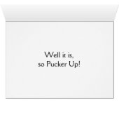 National Kiss Day February 13th Holiday Card (Inside Horizontal (Bottom))