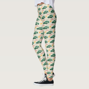 National Lampoon Christmas Tree on Car Pattern Leggings