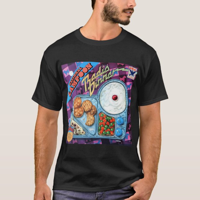 National Lampoon Radio Dinner Cover girl T-Shirt (Front)
