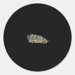 National Lampoon’s Christmas Minimal Clean Classic Round Sticker