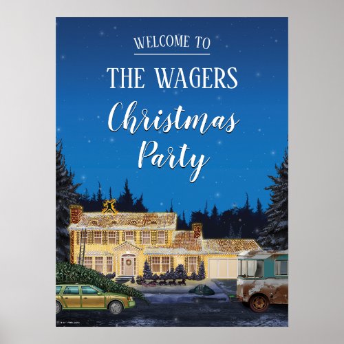 National Lampoons Christmas Party Welcome Sign