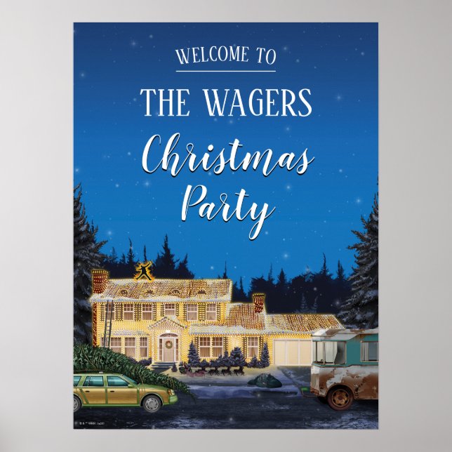 National Lampoon's Christmas Party Welcome Sign (Front)