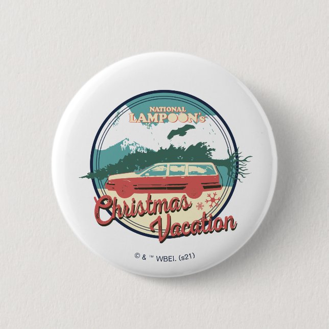 National Lampoon's Christmas Vacation Badge Button (Front)