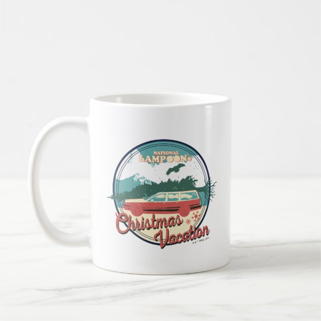 National Lampoon's Christmas Vacation Badge Coffee Mug (Left)