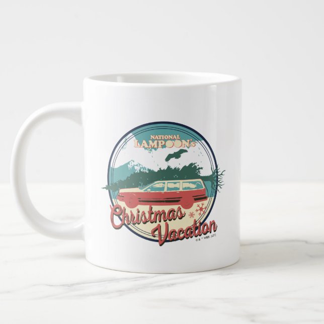 National Lampoon's Christmas Vacation Badge Giant Coffee Mug (Left)