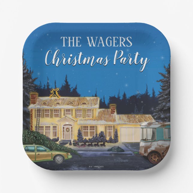 National Lampoon's Christmas Vacation Paper Plates (Front)