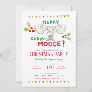 National Lampoon's Merry Chris-Moose Party Invitation