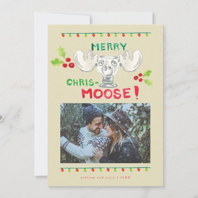 National Lampoon's Merry Chris-Moose - Photo Invitation (Front)