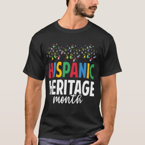 National Latino Countries Flag Hispanic Heritage M T_Shirt