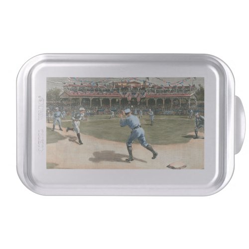 National League Baseball Game 1886 Cake Pan