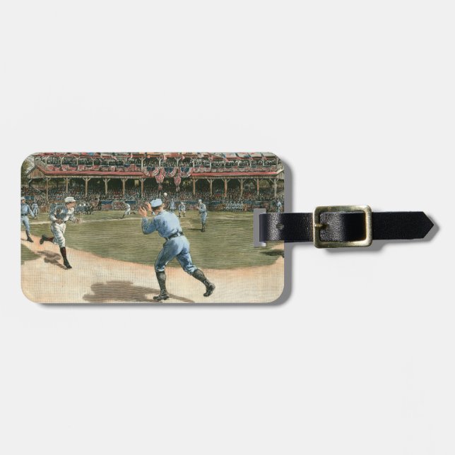 National League Baseball Game 1886 Luggage Tag (Front Horizontal)