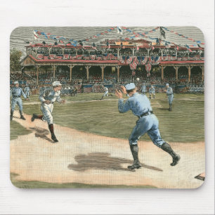 National League Baseball Game 1886 Mouse Pad