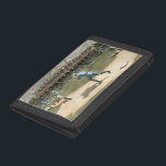 National League Baseball Game 1886 Trifold Wallet<br><div class="desc">Painting of a National League baseball game from 1886. You can practically smell the peanuts,  popcorn and dust of the infield emanating from this piece. This would make a great addition to your home!</div>