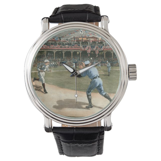 National League Baseball Game 1886 Watch (Front)