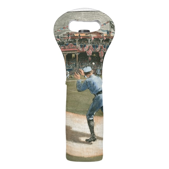 National League Baseball Game 1886 Wine Bag (Back)